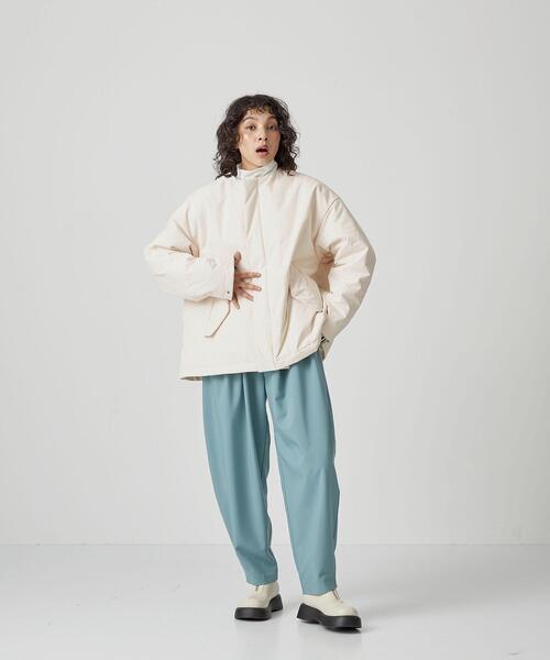 CITEN（シテン）の「＜CITEN＞パデットテントライン コート（その他アウター・レディース・ブラック/オフホワイト・FREE）」の19枚目の写真