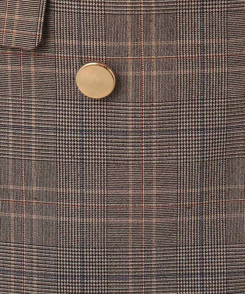 couture brooch（クチュールブローチ）の「◆【ON・OFF問わず着回し】ゴールドカラー釦 ダブルブレストジャケット（テーラードジャケット・レディース・ネイビー/ブラウン系2・40/38/42）」の20枚目の写真