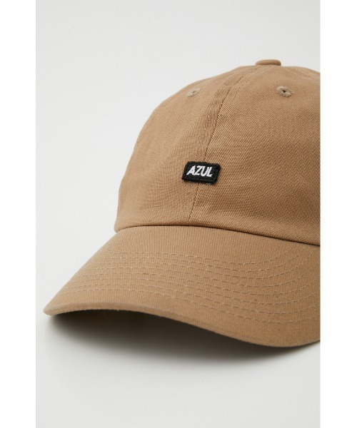 AZUL by moussy(アズールバイマウジー)の「AZUL BOX LOGO CAP/AZULボックスロゴキャップ(キャップ・メンズ・ベージュ/ブラック・FREE)」の7枚目の写真