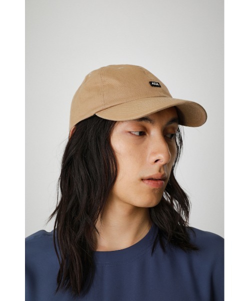 AZUL by moussy(アズールバイマウジー)の「AZUL BOX LOGO CAP/AZULボックスロゴキャップ(キャップ・メンズ・ベージュ/ブラック・FREE)」の18枚目の写真
