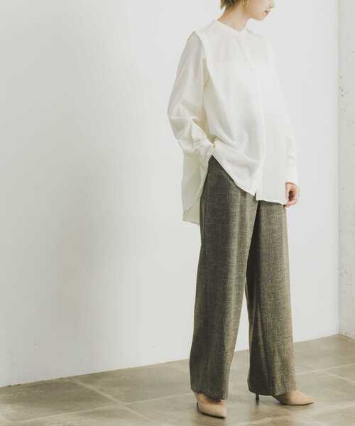 URBAN RESEARCH（アーバンリサーチ）の「ショルダータックチュニックブラウス（シャツ/ブラウス・レディース・ミント/チャコールグレー/オフホワイト・FREE）」の12枚目の写真