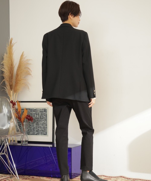 GENE HEAVENS(ジーンヘブンズ)の「(GENE HEAVESN x GAMBERT COLLABORATION)ヴィンテージウール ダブルブレザー ジャケット(その他アウター・レディース・ネイビー・SMALL/MEDIUM)」の2枚目の写真