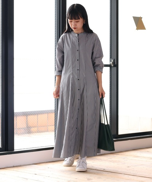 セール バンドカラーフレアーワンピース シャツワンピース Cepo セポ のファッション通販 Zozotown セール バンドカラーフレアーワンピース シャツワンピース Cepo セポ のファッション通販 Zozotown