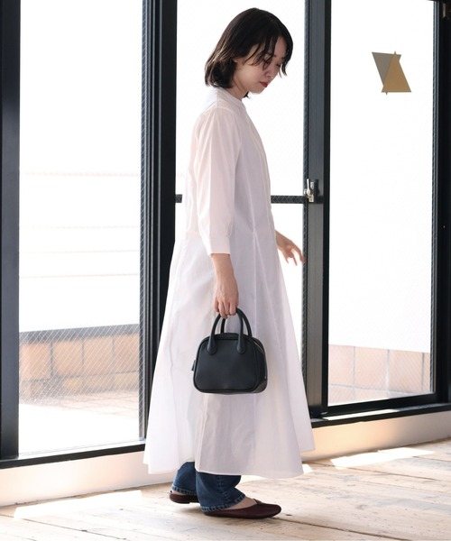 cepo（セポ）の「バンドカラーフレアーワンピース（シャツ