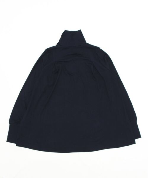 leswel（レスウェル）の「【M～5L 大きいサイズ】キレイめ テレコ タートルネック カットソー（Tシャツ/カットソー・レディース・ネイビー/ライトグレー/イエロー/オフホワイト・M/L/3L/5L/4L/LL）」の21枚目の写真