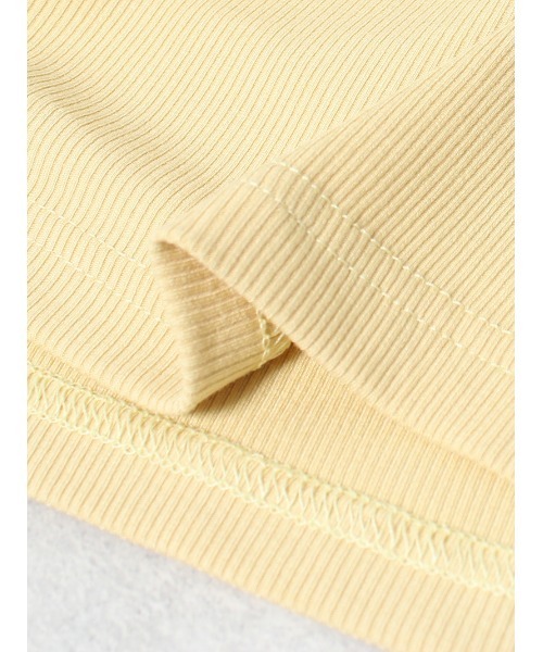 leswel（レスウェル）の「【M～5L 大きいサイズ】キレイめ テレコ タートルネック カットソー（Tシャツ/カットソー・レディース・ネイビー/ライトグレー/イエロー/オフホワイト・M/L/3L/5L/4L/LL）」の20枚目の写真