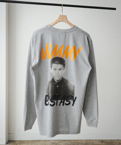 JIMMY'Z(ジミーズ)の「JIMMY’Z × ジミー大西 / Long Sleeve Tee BEAMS Exclusive(Tシャツ/カットソー・メンズ・ホワイト/グレー・SMALL/MEDIUM/LARGE/X-LARGE)」の10枚目の写真