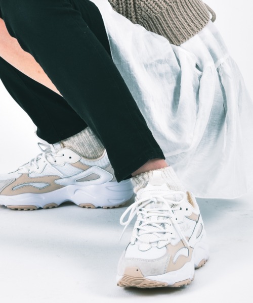 FILA(フィラ)の「レイトレイサー / RAY TRACER / 厚底スニーカー(スニーカー・レディース・ホワイト系その他・23.5cm/24.5cm/25.0cm/27.5cm/22.5cm/26.5cm/26.0cm/23.0cm/28.0cm/25.5cm/29.0cm/24.0cm/27.0cm)」の12枚目の写真