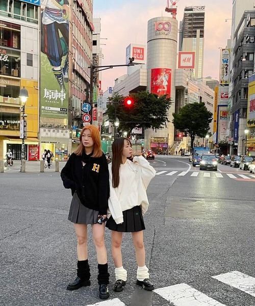 Heather(ヘザー)の「HOLiCレッグウォーマー 164333(レッグウォーマー・レディース・ブラック/オフホワイト/グリーン・ONE SIZE)」の12枚目の写真