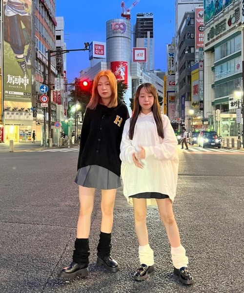 Heather(ヘザー)の「HOLiCレッグウォーマー 164333(レッグウォーマー・レディース・ブラック/オフホワイト/グリーン・ONE SIZE)」の15枚目の写真