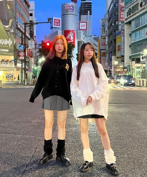 Heather(ヘザー)の「HOLiCレッグウォーマー 164333(レッグウォーマー・レディース・ブラック/オフホワイト/グリーン・ONE SIZE)」の16枚目の写真