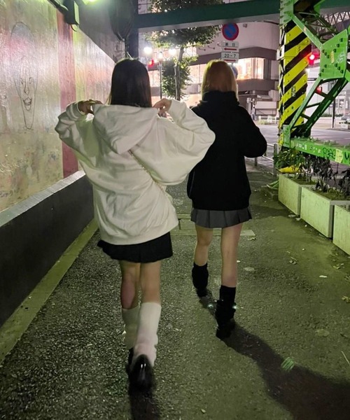 Heather(ヘザー)の「HOLiCレッグウォーマー 164333(レッグウォーマー・レディース・ブラック/オフホワイト/グリーン・ONE SIZE)」の17枚目の写真