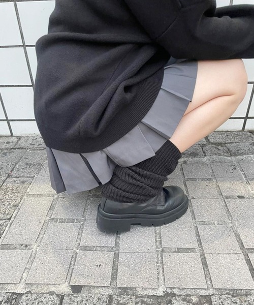 Heather(ヘザー)の「HOLiCレッグウォーマー 164333(レッグウォーマー・レディース・ブラック/オフホワイト/グリーン・ONE SIZE)」の21枚目の写真