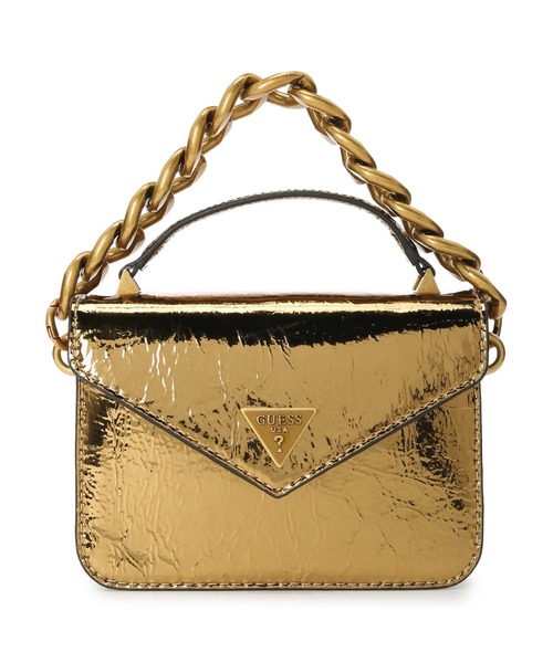 Guess（ゲス）の「RETOUR Mini Top Handle Crossbody（ショルダーバッグ・レディース・ブロンズ・ONE SIZE）」の5枚目の写真