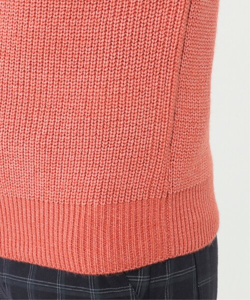 ikka(イッカ)の「【洗える/抗菌防臭】抗菌畦クル-ネックニット(ニット/セーター・メンズ・グレー/オレンジ/グリーン/ネイビー・S/M/L/XL)」の22枚目の写真