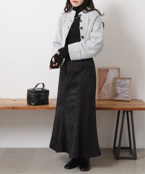 RAY CASSIN（レイカズン）の「リブプチハイネック指開きプルオーバー（ニット/セーター・レディース・キナリ/ブラック/オフホワイト/ピンク・FREE）」の10枚目の写真