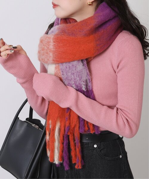 RAY CASSIN（レイカズン）の「リブプチハイネック指開きプルオーバー（ニット/セーター・レディース・キナリ/ブラック/オフホワイト/ピンク・FREE）」の12枚目の写真