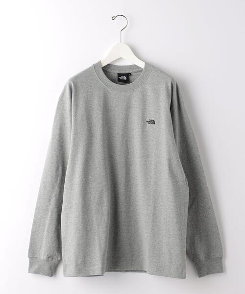 THE NORTH FACE(ザノースフェイス)の「<THE NORTH FACE> NUPTSE LONG SLEEVE TEE/カットソー(Tシャツ/カットソー・メンズ・グレー/オフホワイト/オリーブ・M/L/XL)」の2枚目の写真