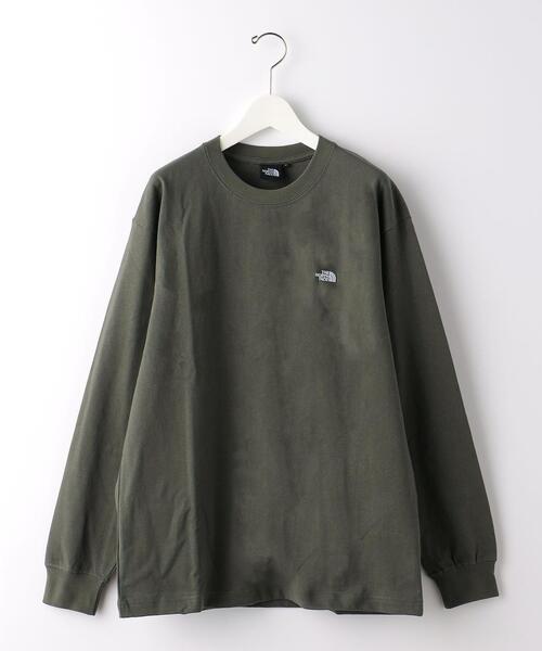 THE NORTH FACE(ザノースフェイス)の「<THE NORTH FACE> NUPTSE LONG SLEEVE TEE/カットソー(Tシャツ/カットソー・メンズ・グレー/オフホワイト/オリーブ・M/L/XL)」の3枚目の写真