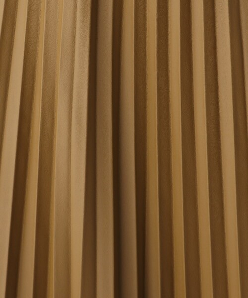 OPAQUE.CLIP（オペークドットクリップ）の「◆シンセティックレザー プリーツスカート（スカート・レディース・ブラック/イエロー/ブラウン系その他・38/36）」の17枚目の写真