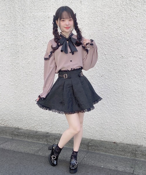 【美品❗️ROJITA】フラワージャガードスカパン ロジータ ROJITA フラワージャガードスカパン （マルチ