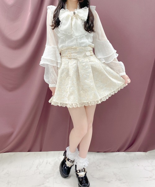 ROJITA（ロジータ）の「フラワージャガードスカパン（スカート・レディース・ブラック/ベージュ/マルチ・FREE）」の18枚目の写真