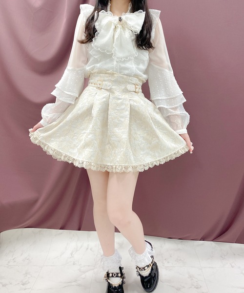 ROJITA（ロジータ）の「フラワージャガードスカパン（スカート・レディース・ブラック/ベージュ/マルチ・FREE）」の21枚目の写真