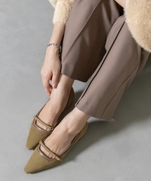 RANDA | ベルトデザインスクエアカットパンプス(パンプス)