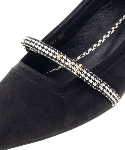 RANDA（ランダ）の「ベルトデザインスクエアカットパンプス（パンプス・レディース・ダークブラウン/ブラック/マスタード・23/23.5/24/24.5/25/22.5/25.5/22）」の17枚目の写真