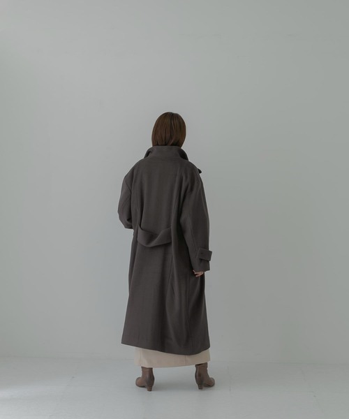 LAATO（ラート）の「HIGH NECK LONG COAT（その他アウター）」 - WEAR