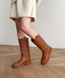 CANAL JEAN | El mar(エルマール) フェイクレザーミドルブーツ(ブーツ)