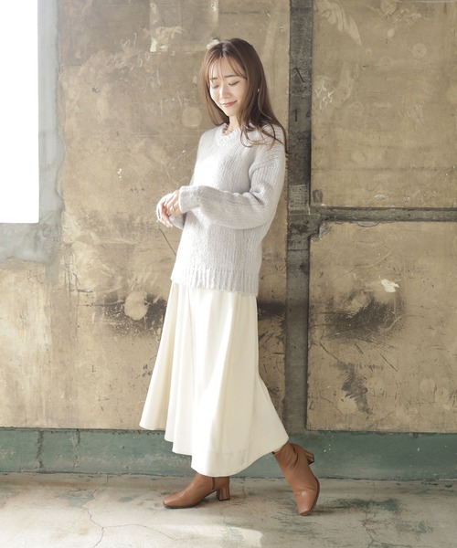 SESTO(セスト)の「ウッドヒールストレッチショートブーツ(ブーツ・レディース・ブラック/キャメル・S/M/L/LL/3L)」の17枚目の写真