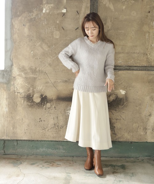 SESTO(セスト)の「ウッドヒールストレッチショートブーツ(ブーツ・レディース・ブラック/キャメル・S/M/L/LL/3L)」の12枚目の写真