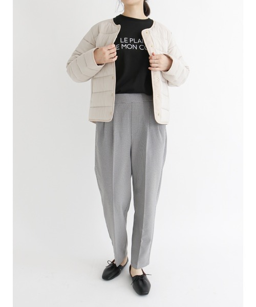 Samansa Mos2 blue（サマンサモスモスブルー）の「アソートロゴロンT（Tシャツ/カットソー・レディース・オフホワイト/ライトベージュ/ブラック・ﾌﾘ-）」の7枚目の写真