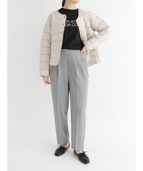 Samansa Mos2 blue（サマンサモスモスブルー）の「アソートロゴロンT（Tシャツ/カットソー・レディース・オフホワイト/ライトベージュ/ブラック・ﾌﾘ-）」の10枚目の写真