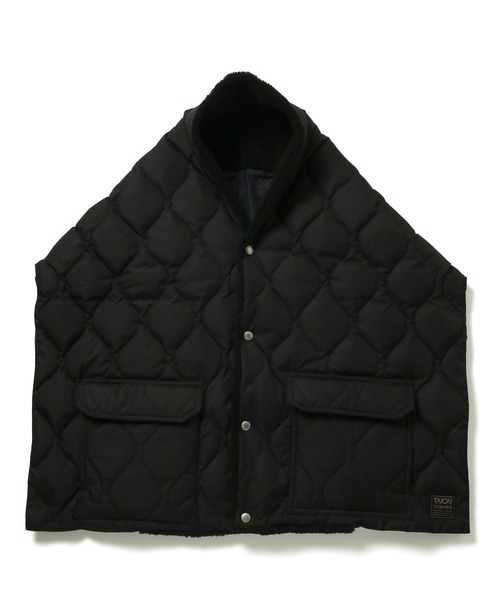 TAION(タイオン)の「【TAION(タイオン)】ミリタリーリバーシブルダウンストール(ストール/ショール・レディース・ブラック/オリーブ・FREE)」の18枚目の写真
