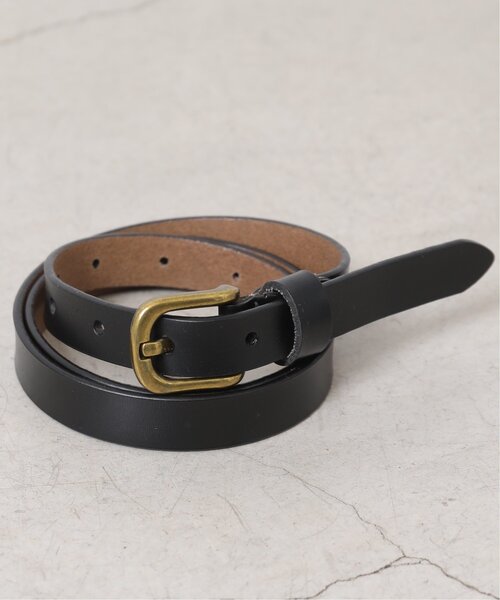 RAY CASSIN（レイカズン）の「シンプルレザーベルト（ベルト・レディース・ブラック/ブラウン・FREE）」の2枚目の写真