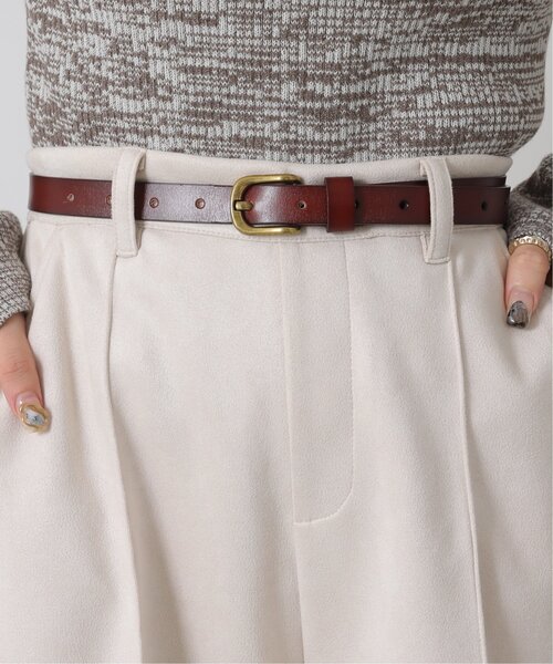 RAY CASSIN（レイカズン）の「シンプルレザーベルト（ベルト・レディース・ブラック/ブラウン・FREE）」の6枚目の写真