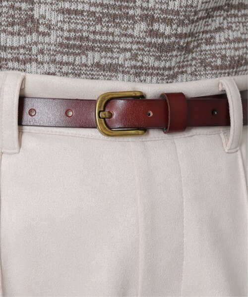 RAY CASSIN（レイカズン）の「シンプルレザーベルト（ベルト・レディース・ブラック/ブラウン・FREE）」の7枚目の写真