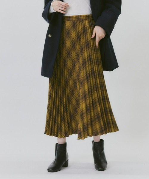 HONEYSUCKLE ROSE】チェックプリーツスカート（スカート