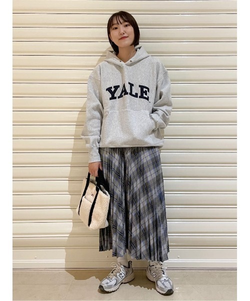 HONEYSUCKLE ROSE（ハニーサックルローズ）の「【HONEYSUCKLE ROSE】チェックプリーツスカート（スカート・レディース・グリーン/イエロー/グレー・L/M）」の12枚目の写真