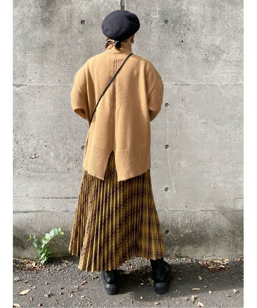 HONEYSUCKLE ROSE（ハニーサックルローズ）の「【HONEYSUCKLE ROSE】チェックプリーツスカート（スカート・レディース・グリーン/イエロー/グレー・L/M）」の20枚目の写真