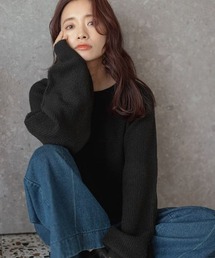 mysty woman | 【復刻/WEB限定】あざと可愛さ抜群のモテニット!アイスクリームクルーニット 179604(ニット/セーター)