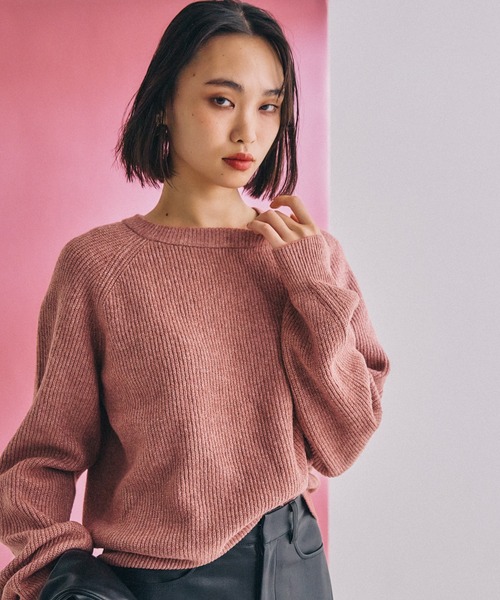 アイレディースBクリーム　6個 ペプラムニットトップス [C6846] - レディースファッション通販