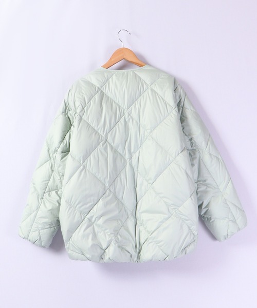 新品未使用 コート ラリベルト LALIBERTE ジャケット レディース FUNALIVE ノーカラーコート コート 「Laliberte」両面キルト配色