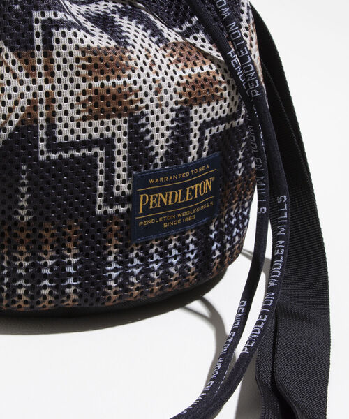 PENDLETON(ペンドルトン)の「【PENDLETON/ペンドルトン】別注2WAYショルダーバッグ メッシュ 巾着ショルダー(ショルダーバッグ・メンズ・ベージュ系その他/ブルー系その他/ブラック系その他・FREE)」の15枚目の写真