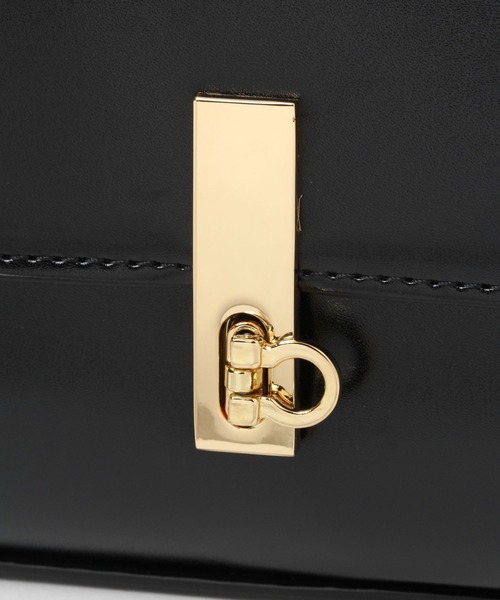 LEPSIM（レプシィム）の「ワンハンドルフェイクレザーバッグ　172487（ハンドバッグ・レディース・ブラック・ONE SIZE）」の5枚目の写真