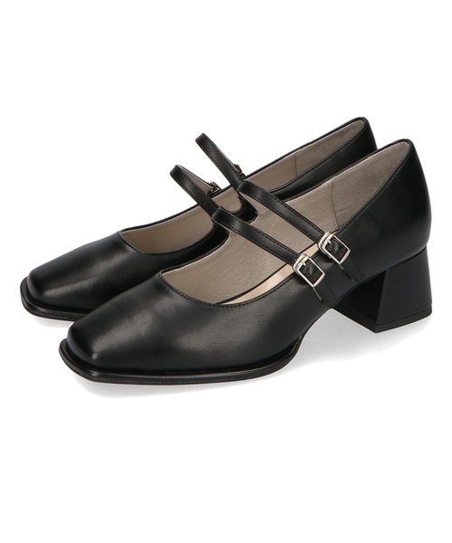 ORiental TRaffic（オリエンタルトラフィック）の「ダブルストラップヒールパンプス 31115（パンプス・レディース・ブラック/シルバー/グリーン・40/38/39/41/42/35/36/37/34）」の6枚目の写真