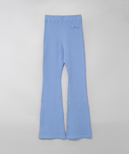 RNA（アールエヌエー）の「R4043 ストレッチワッフルフレアパンツ（その他パンツ・レディース・レオパード/パープル/グリーン/杢グレー/ブラック/レッド/ホワイト×ブラック/ピンク/ライトグリーン/その他/グレー/ブルー・MEDIUM）」の8枚目の写真