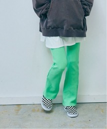 RNA（アールエヌエー）の「R4043 ストレッチワッフルフレアパンツ（その他パンツ）」